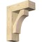 Ekena Millwork Westlake Block Rough Sawn Bracket w/ Offset Brace, Douglas Fir, 6"W x 16"D x 20"H BKT0604X16X20WTL05RDF - alternate 1